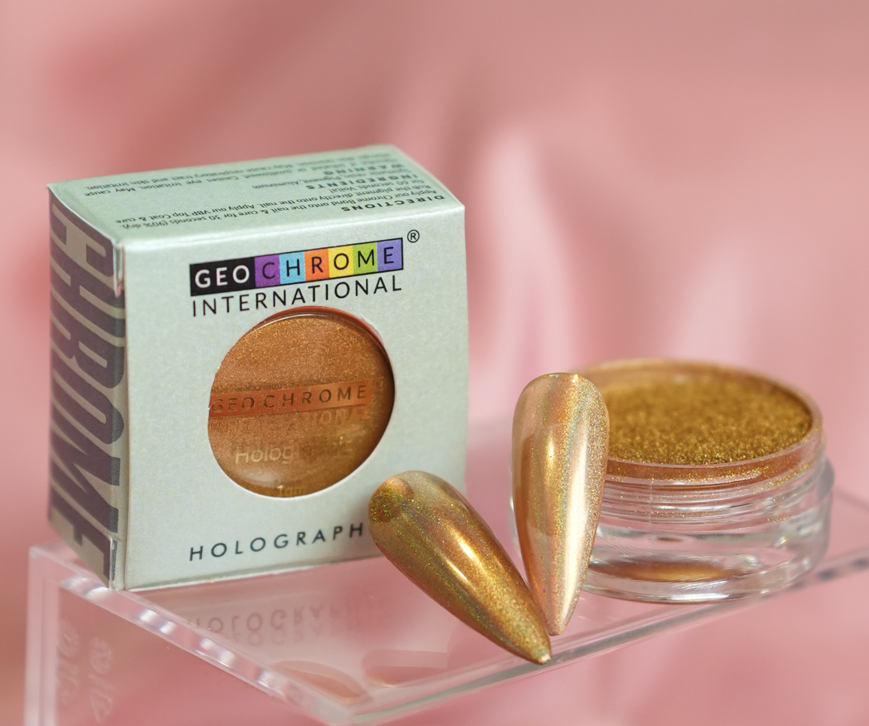 Holographic Chrome – Golden Miraj